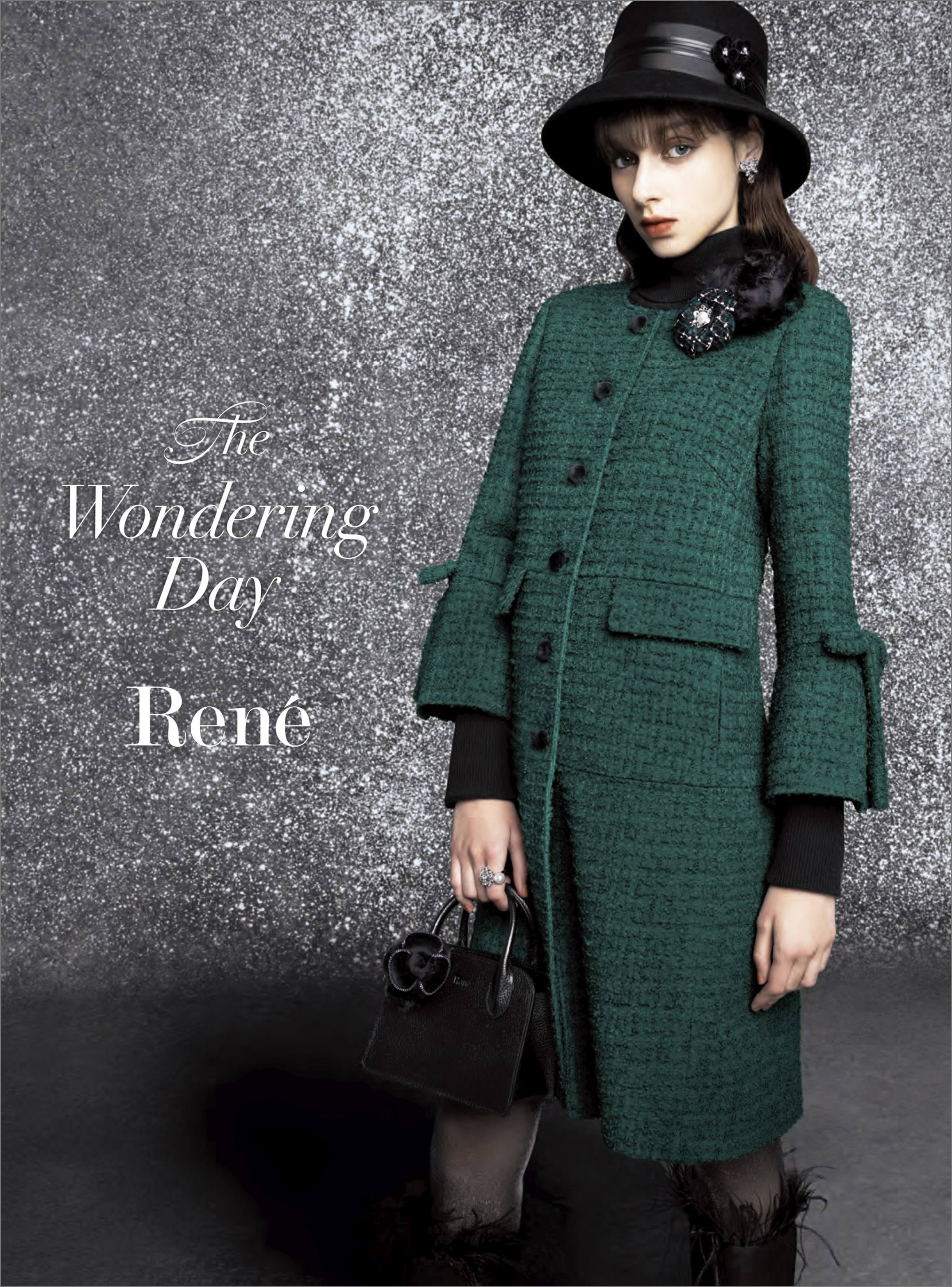 ルネ♡ニットワンピース コート ジャケット/アウターを使った「ニット