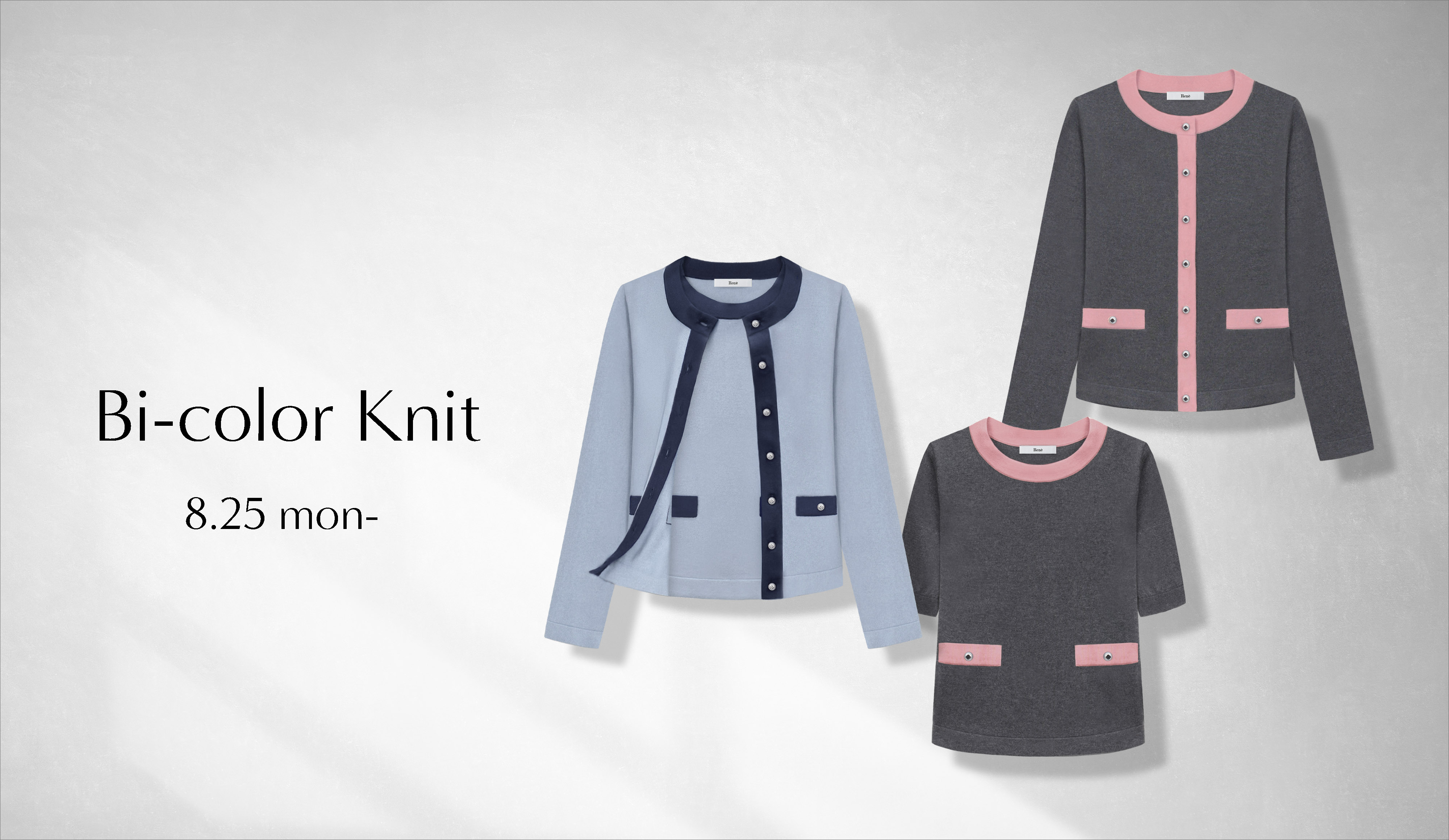 René - 極美品♡ルネのニットカーディガン 未使用品極美品 Rene ルネ 25SS パールボタン カーディガン 黒