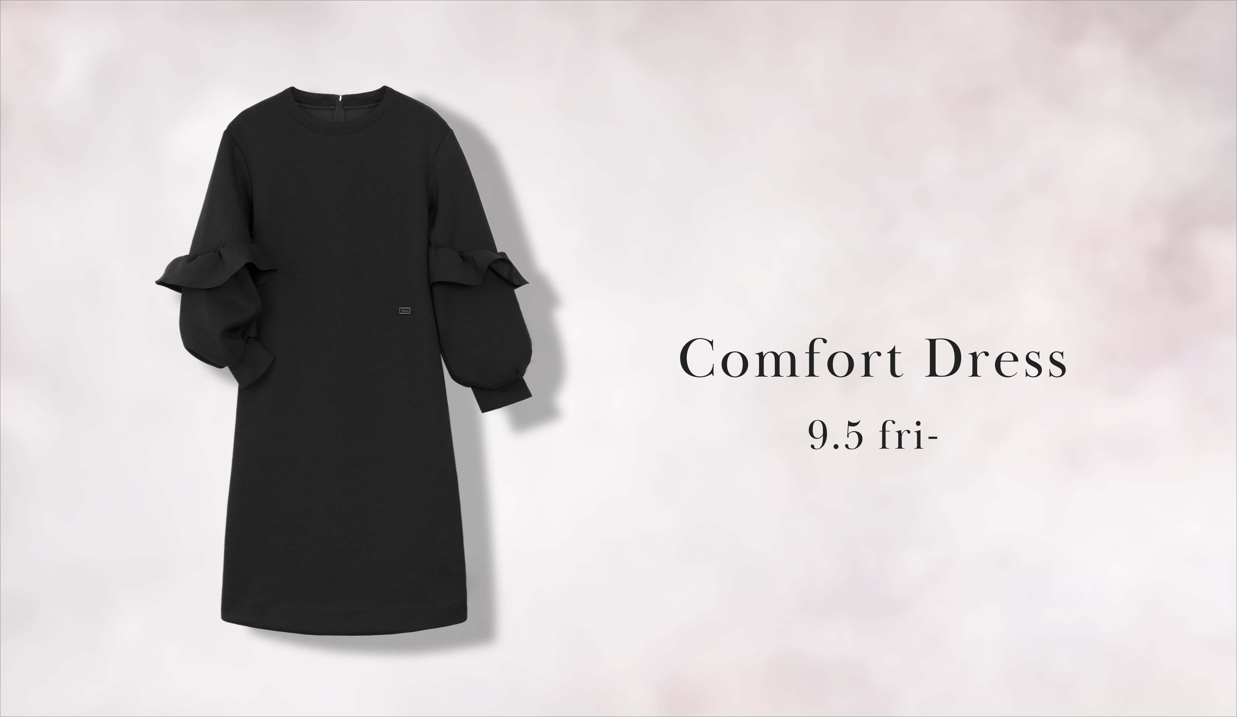 Rene ワンピース 36 ブラック レース パール 白襟 ビジュー Rene ワンピース 36 ブラック レース パール 白襟 ビジュー
