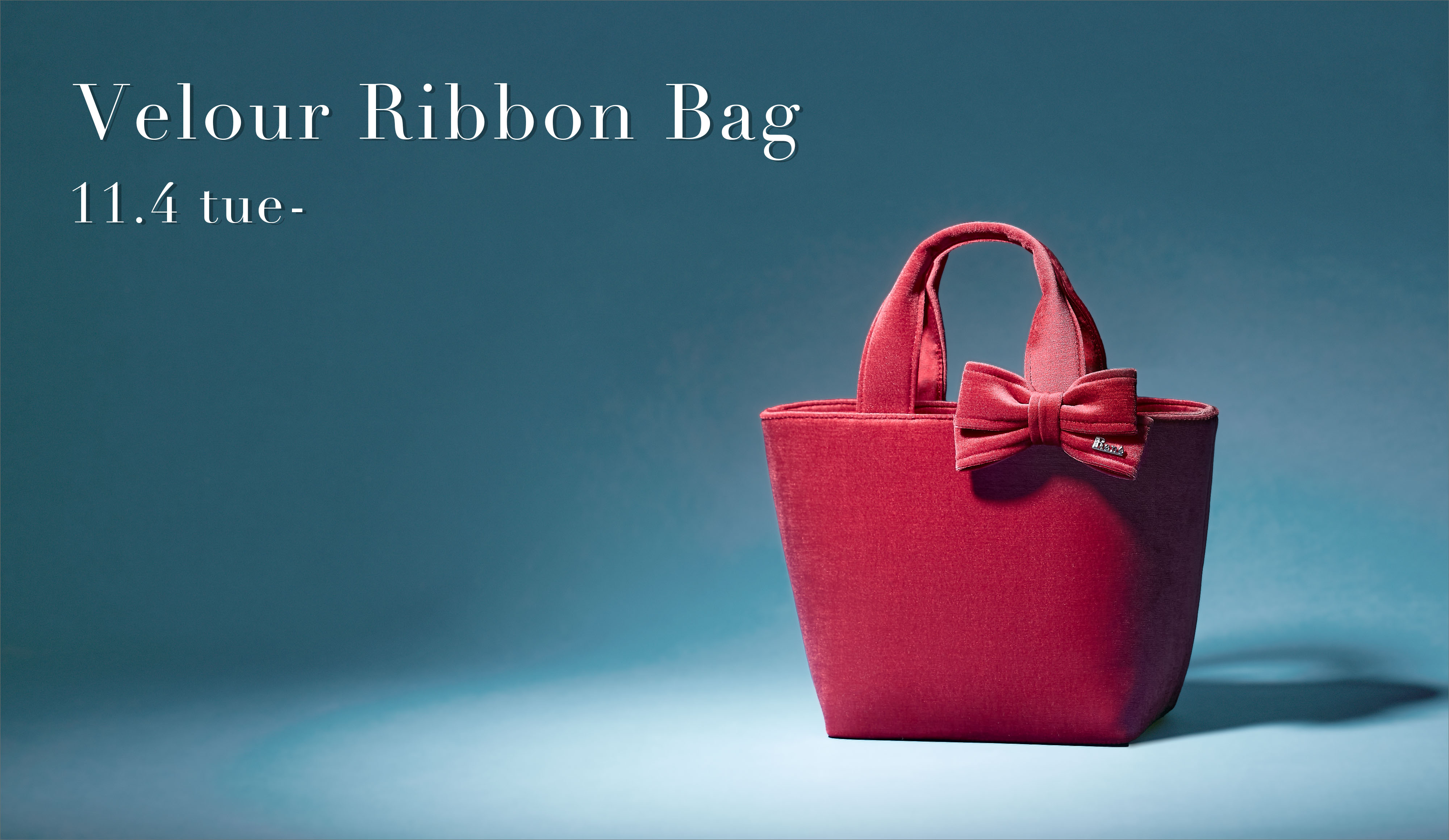 ルネ ベロア ワンピース ブラック系 シルク サテンリボン 36 ベロア