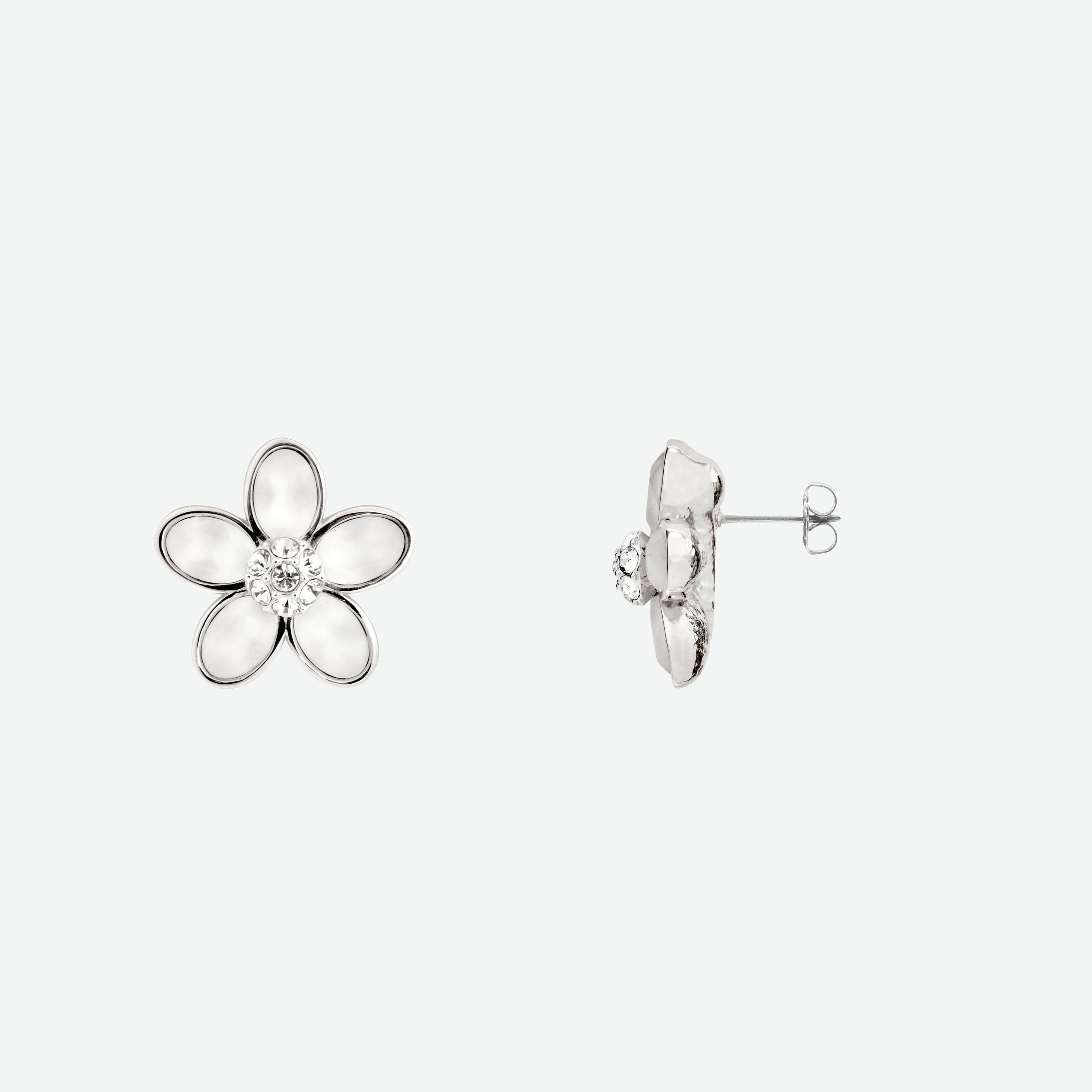 Flower Pierced Earrings