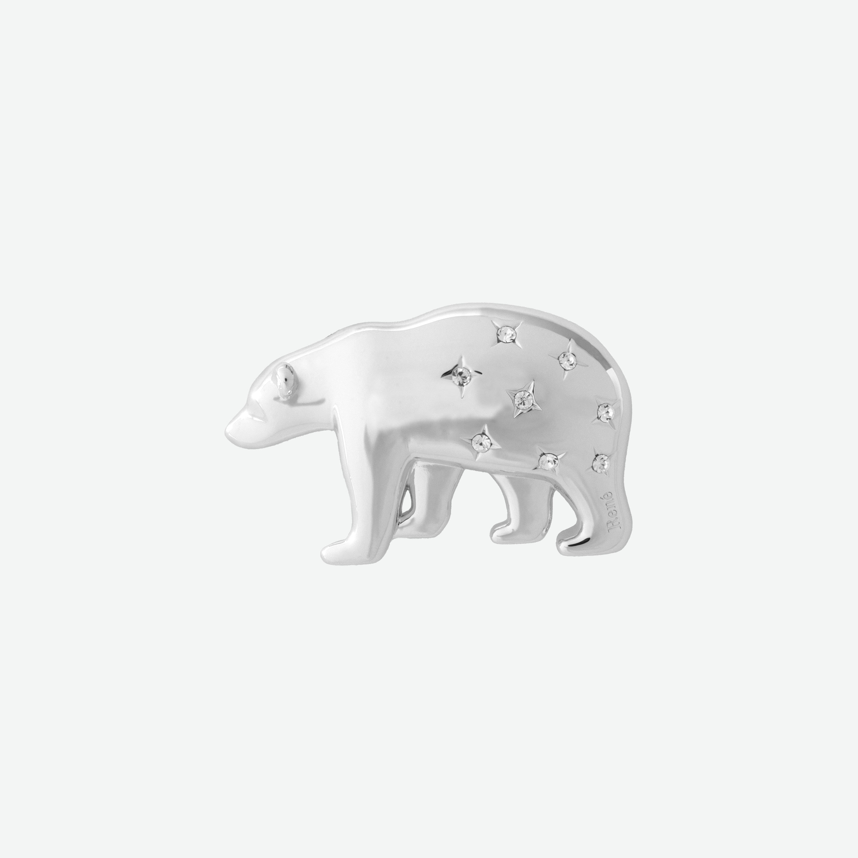Polar Bear Brooch