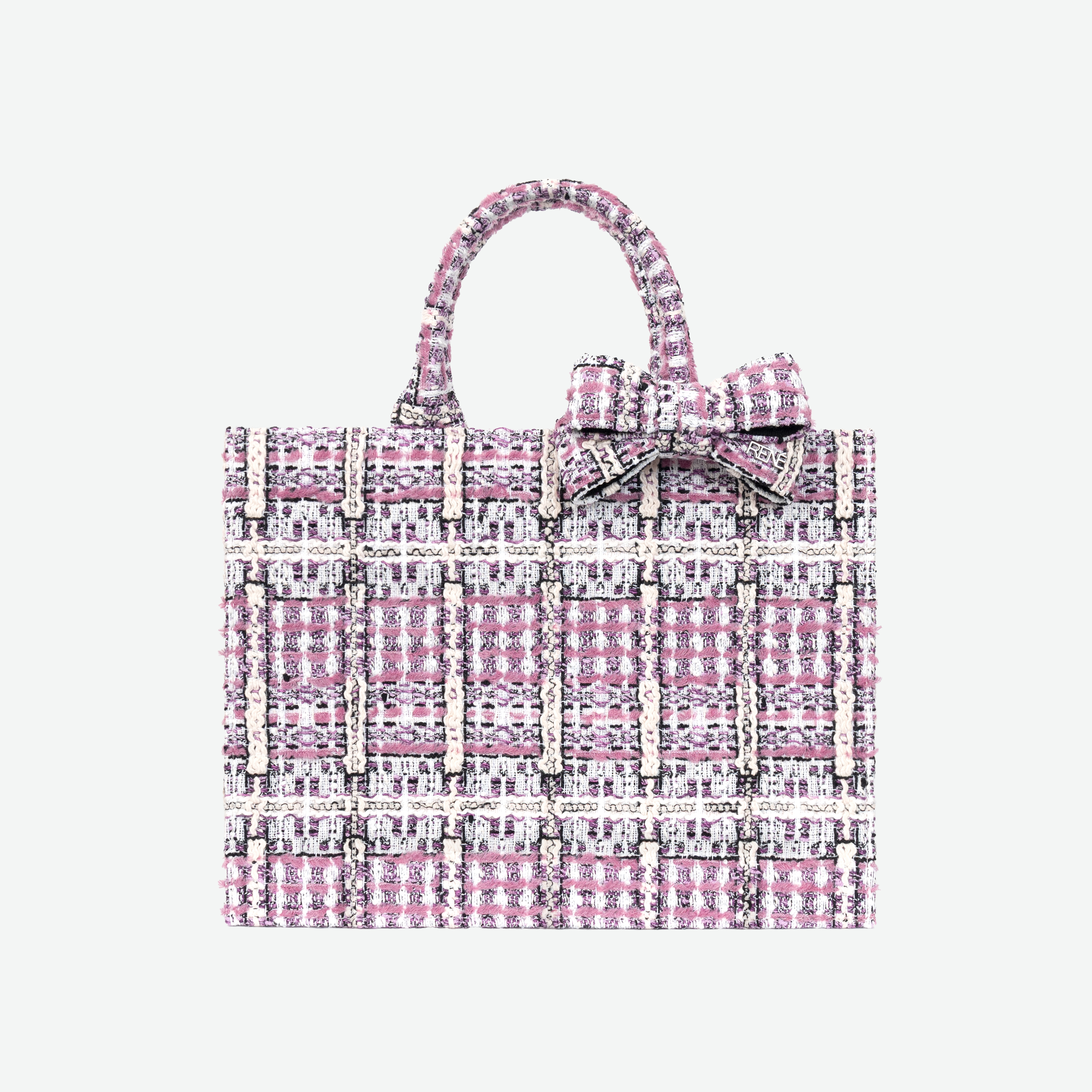 ルネ　ツイードカゴバック ルネ ツイードカゴバック