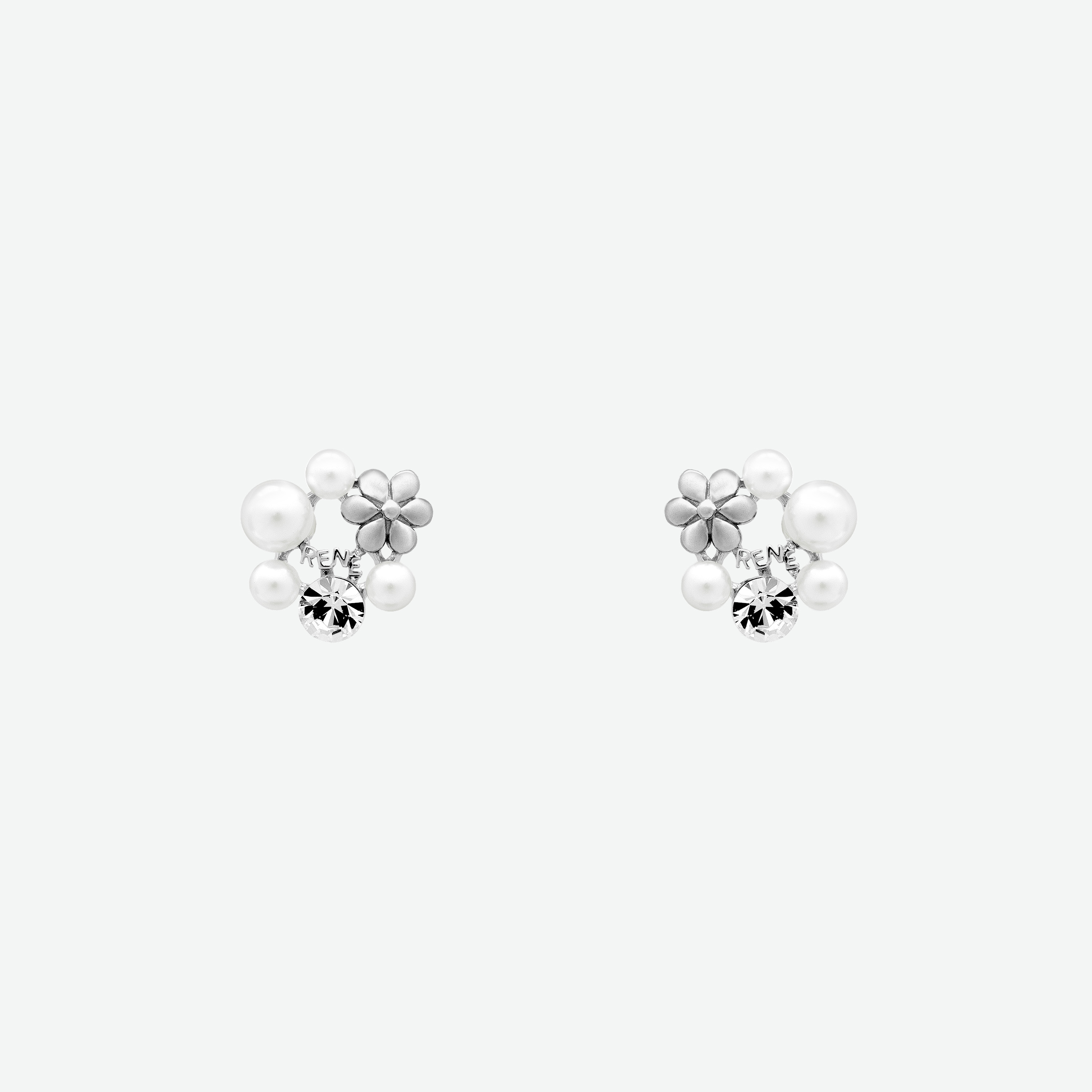 Flower Pierced Earrings