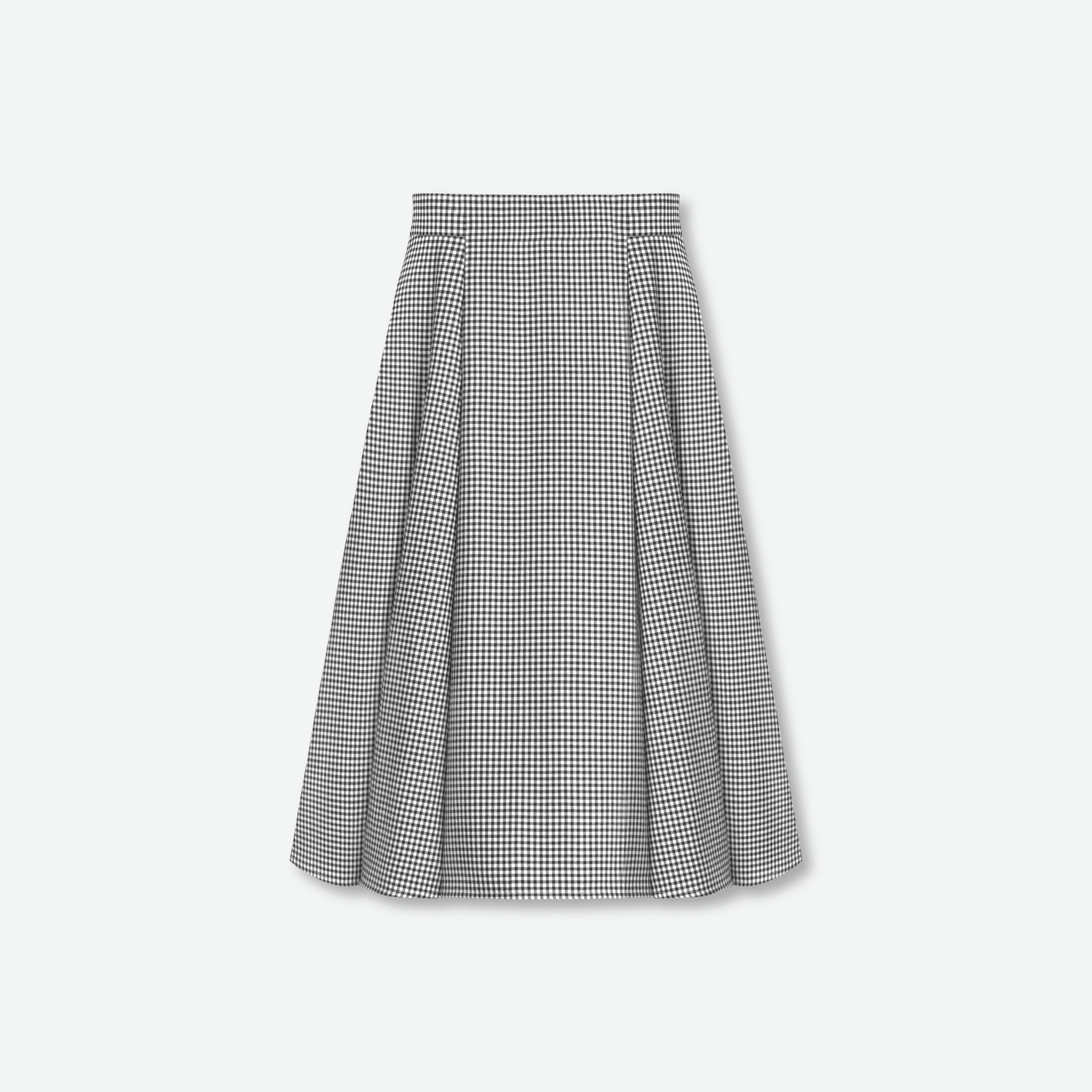 Checked Skirt