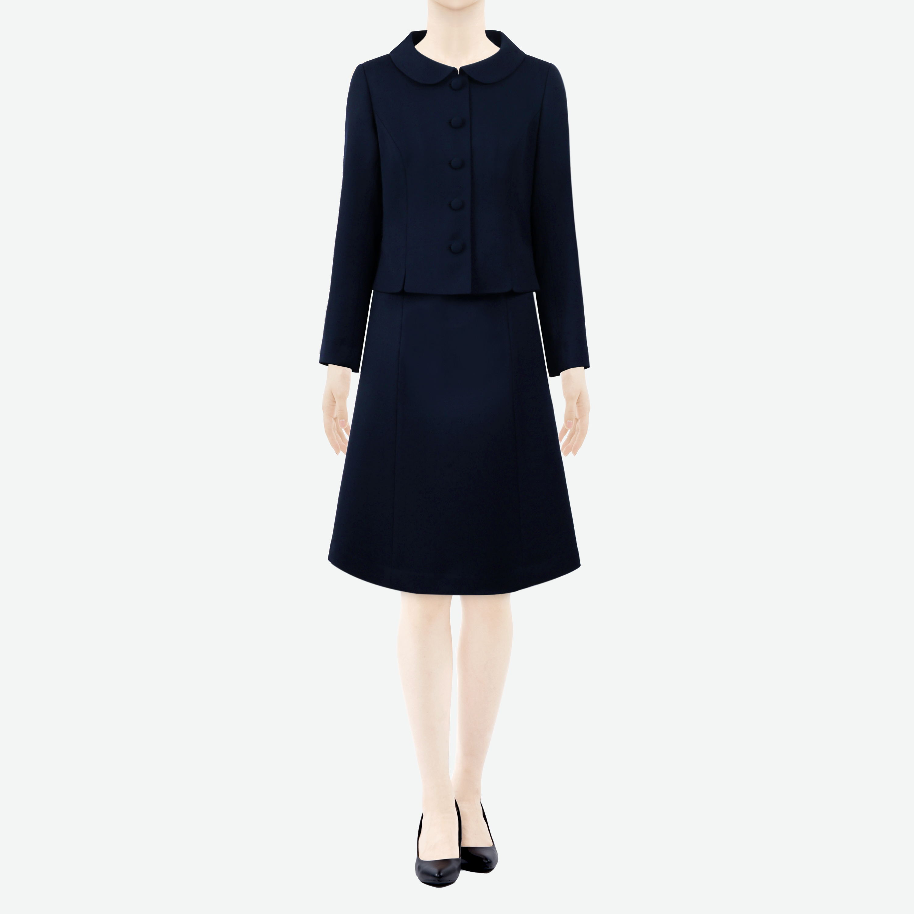 Rene ルネ お受験アンサンブル 36 Noble Navy Styleスーツ René