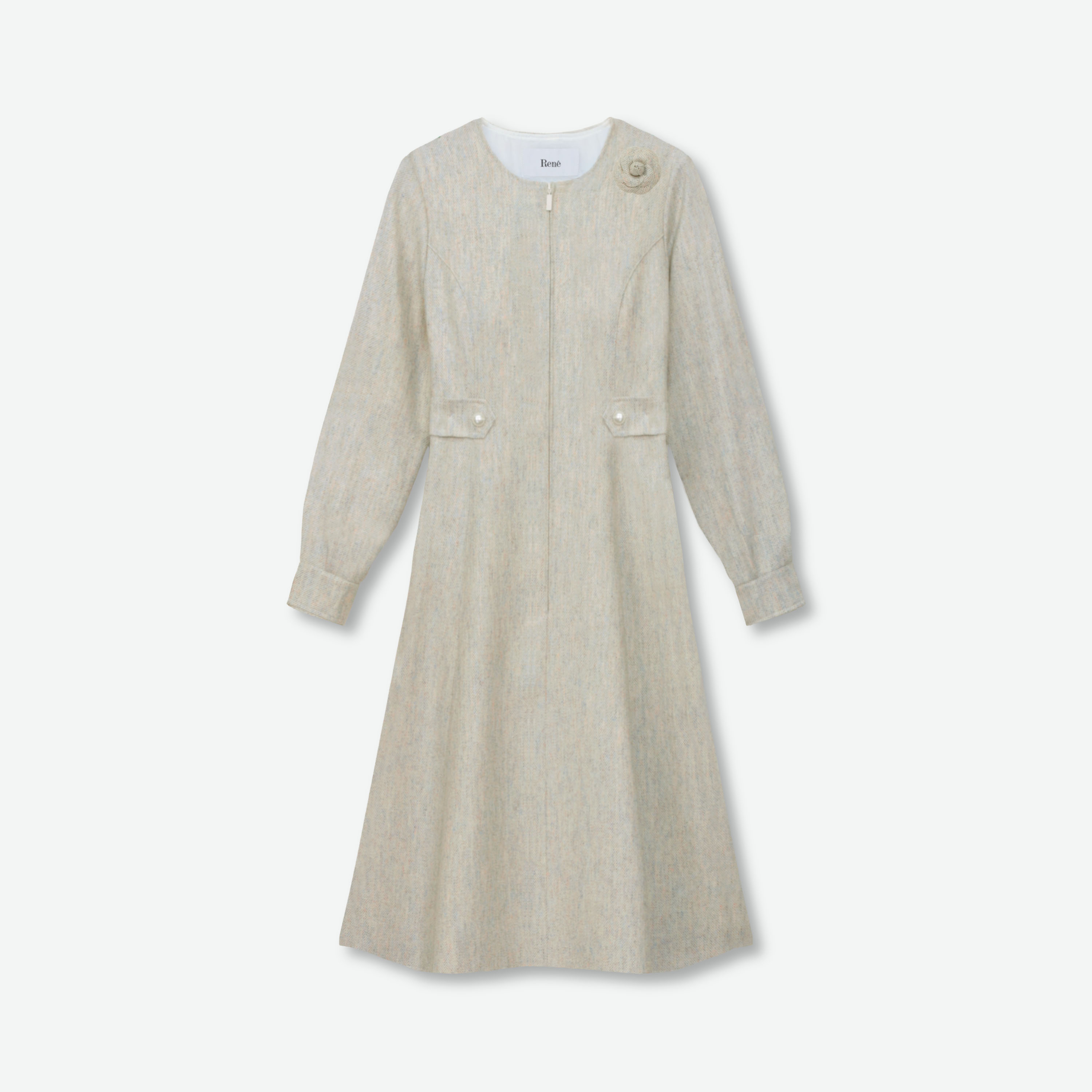 Rene 新品未使用品定価160000円Rene ワンピースツイード