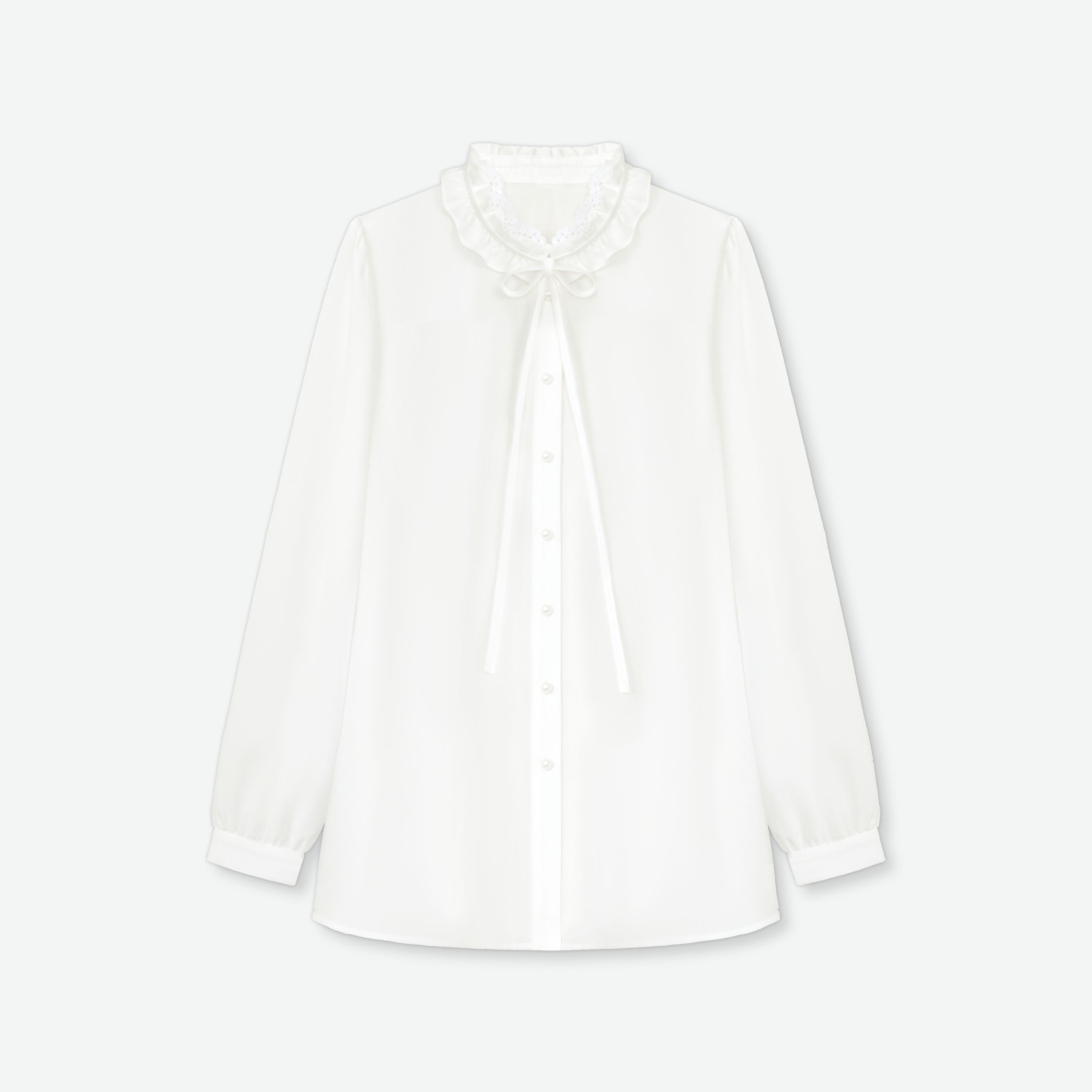 Lace and Frill Blouse