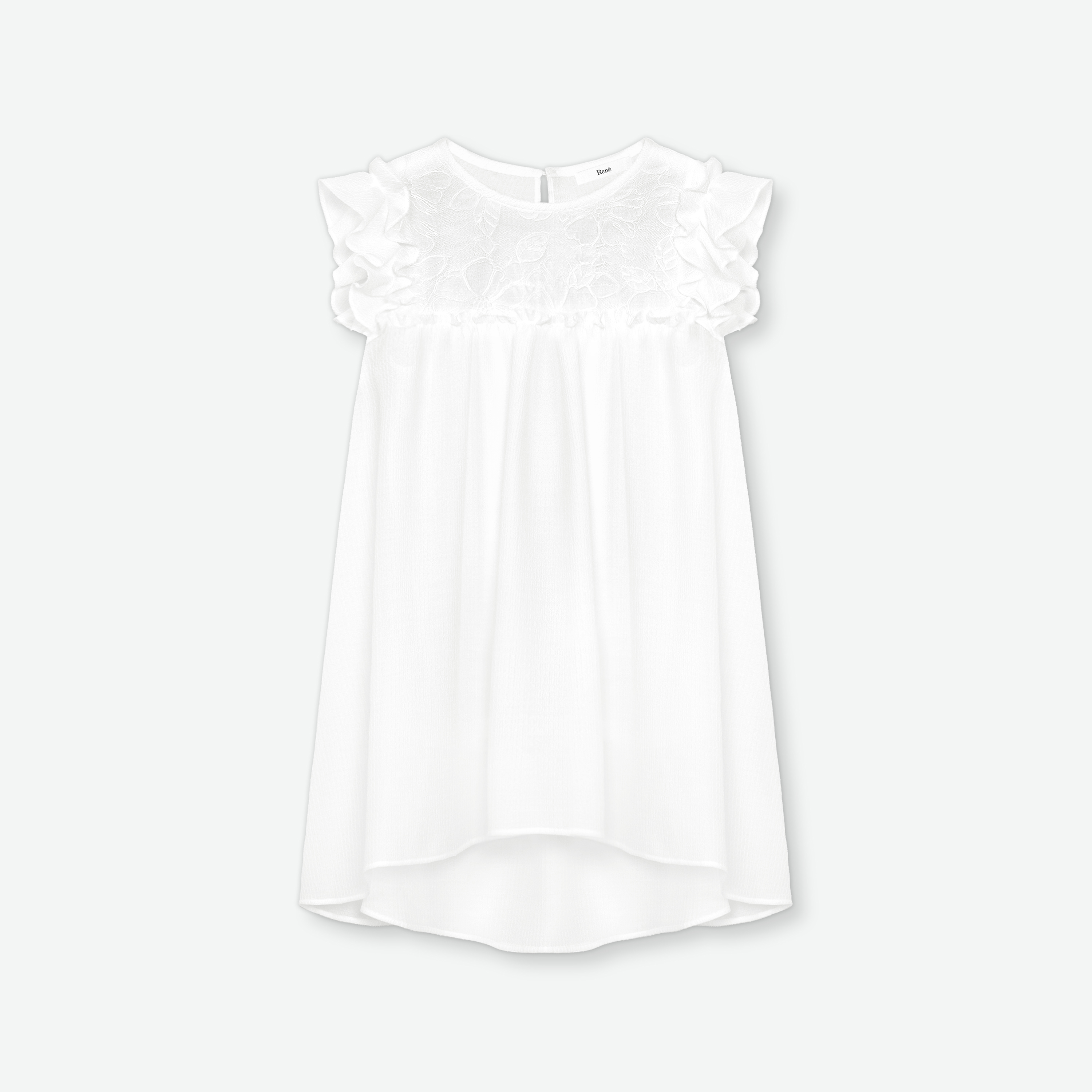 Lace and Frill Blouse