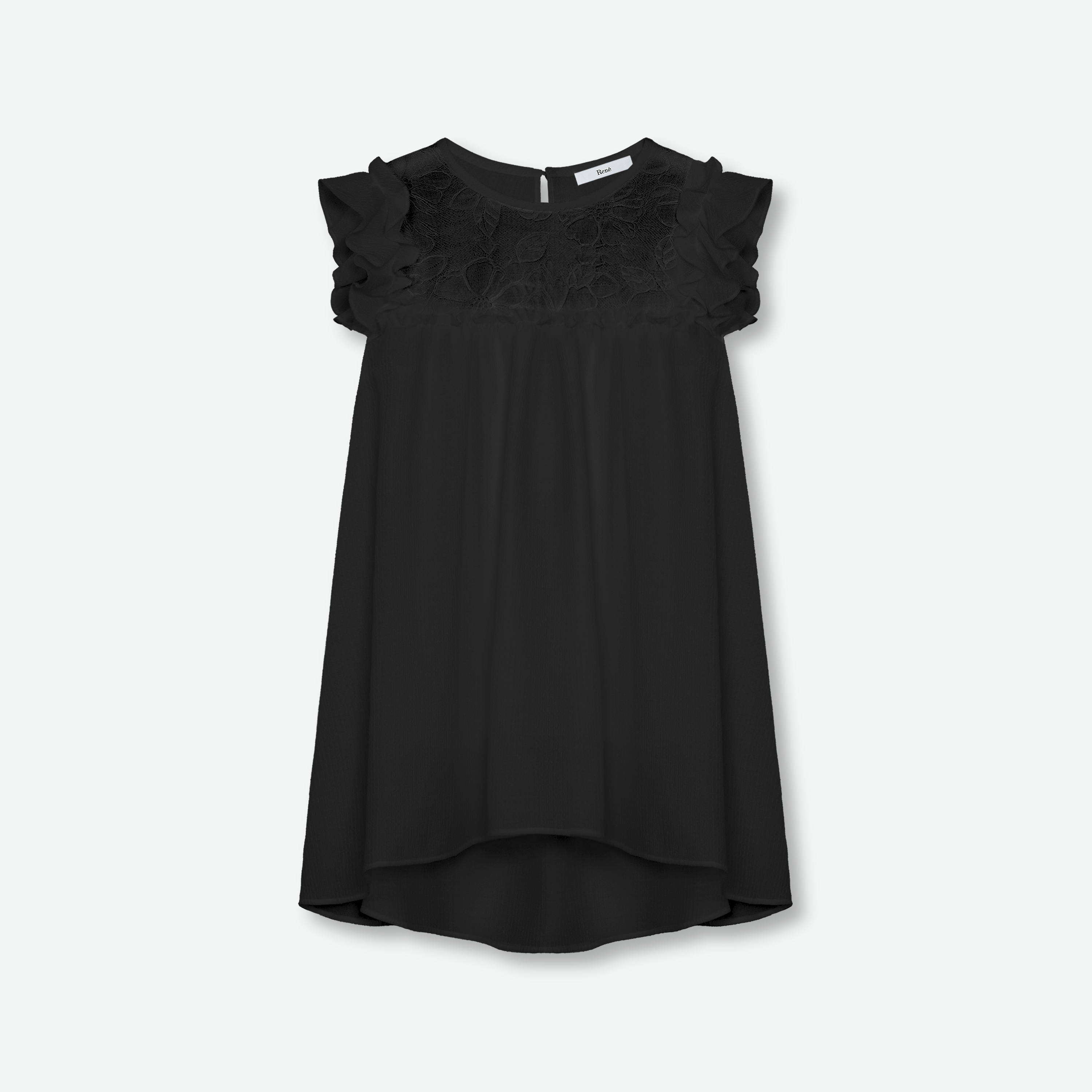 Lace and Frill Blouse