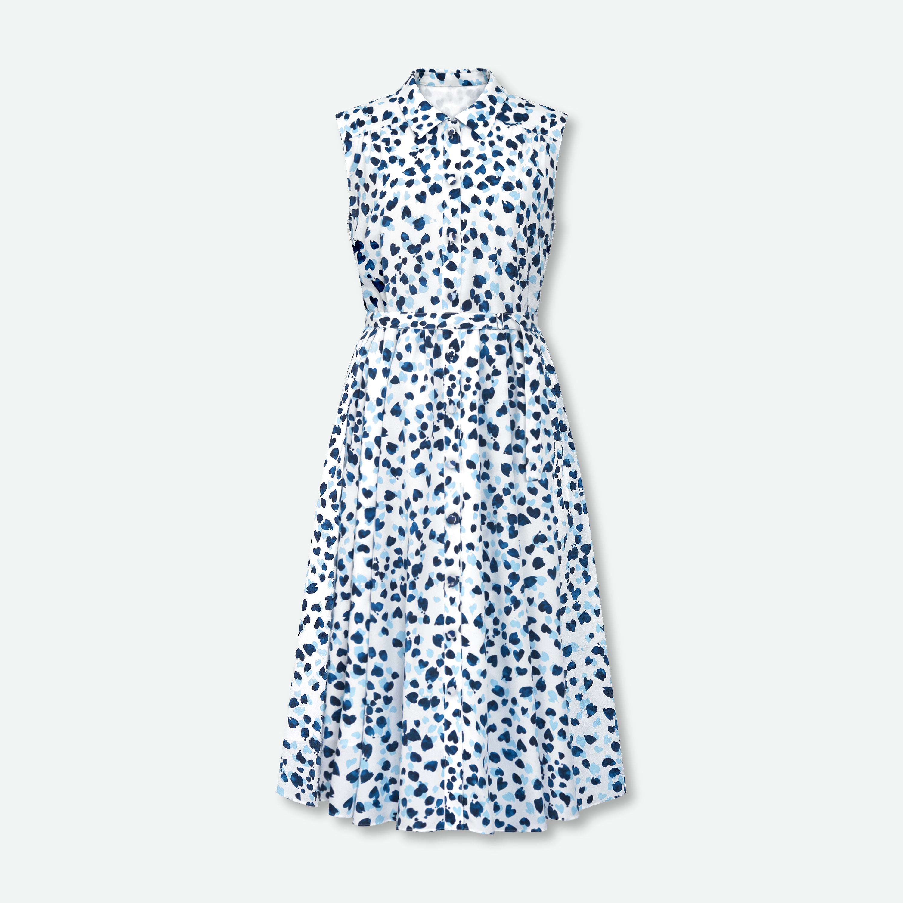 Heart Leopard Print Dress