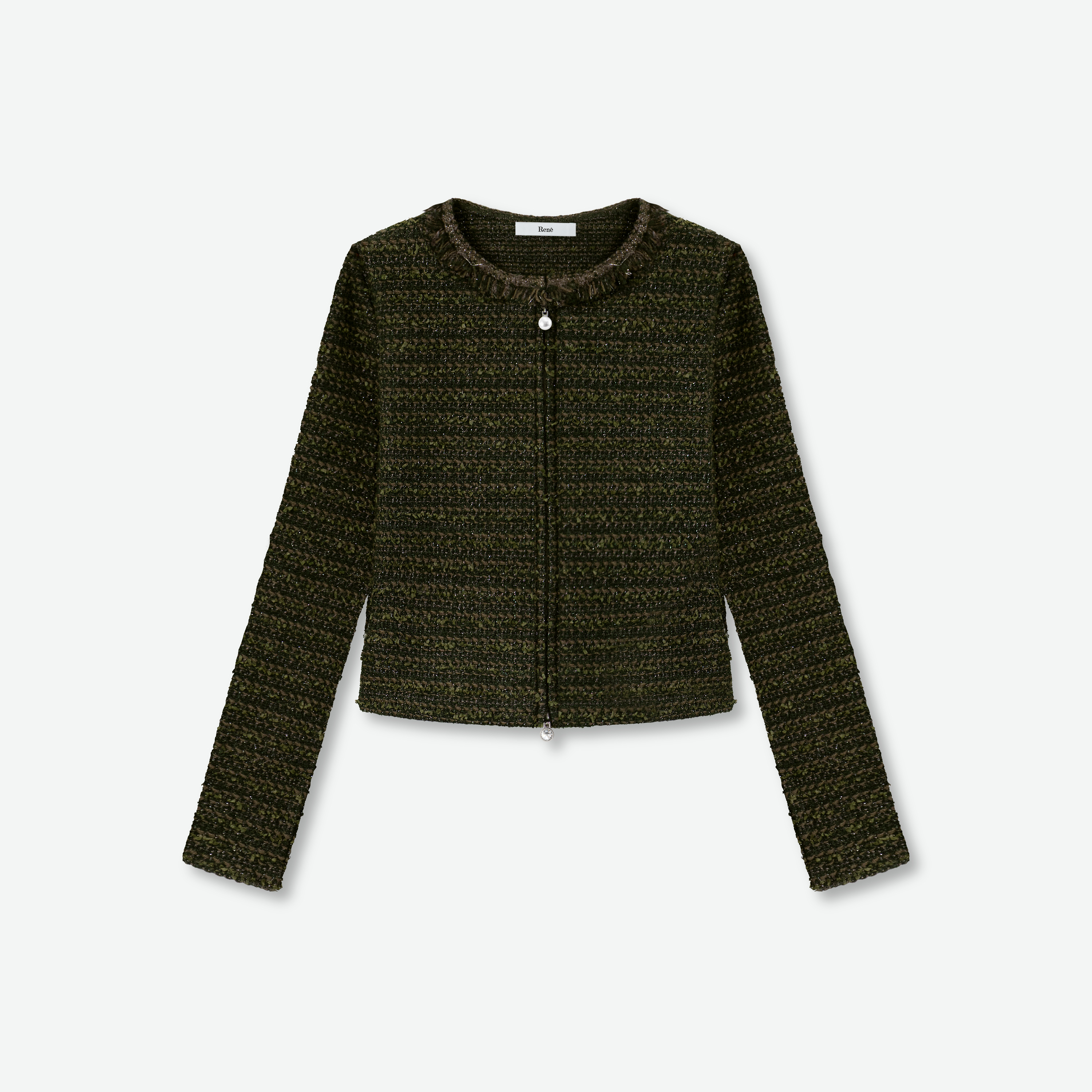 Knit Tweed Cardigan